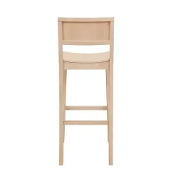 Discount Kirklands Home Natural Wood Devin Bar Stools, Set of 2 Tan