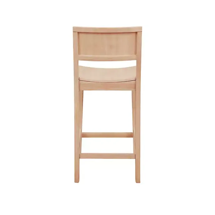 Best Kirklands Home Natural Wood Devin Counter Stools, Set of 2 Tan