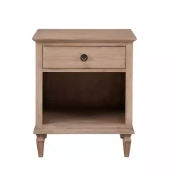 Hot Kirklands Home Natural Wood 1-Drawer Nightstand