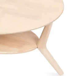 Online Kirklands Home Natural Wood Oval Nile Coffee Table Tan
