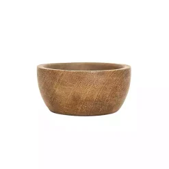 Best Kirklands Home Natural Wood Pinch Bowls, Set of 3 Brown