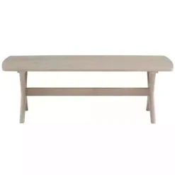 Outlet Kirklands Home Natural Wood Slim Cocktail Table Tan