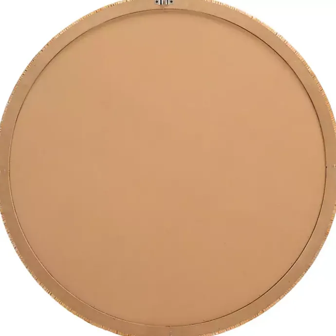 Kirklands Home Natural Wood Wrapped Mila Wall Mirror