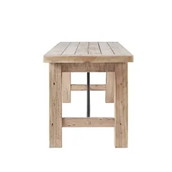 Discount Kirklands Home Natural Wooden Sonoma Dining Bench Tan