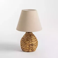 Hot Kirklands Home Natural Woven Seagrass Table Lamp Tan