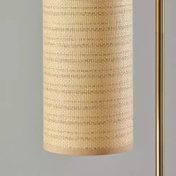 Hot Kirklands Home Natural Woven Shade Malina Floor Lamp Tan