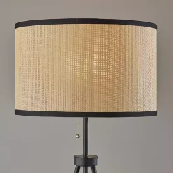 Hot Kirklands Home Natural Woven Shade Rowan Floor Lamp Tan