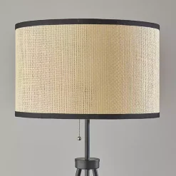 Hot Kirklands Home Natural Woven Shade Rowan Floor Lamp Tan
