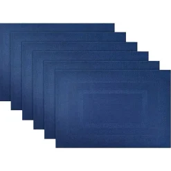 Outlet Kirklands Home Nautical Double Frame Placemats, Set of 6 Blue