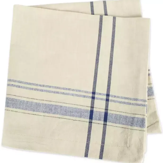 Discount Kirklands Home Nautical French Stripe Napkins, Set of 6 Blue
