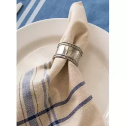 Discount Kirklands Home Nautical French Stripe Napkins, Set of 6 Blue