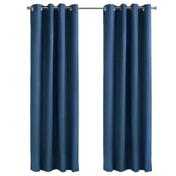 Clearance Kirklands Home Navy Alpine Blackout Curtain Panel, 108 in. Blue