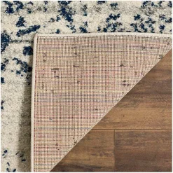 Hot Kirklands Home Navy and Cream Madison Distressed Area Rug, 6x9