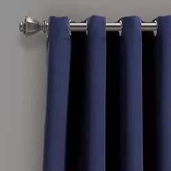Online Kirklands Home Navy Blackout Curtain Panel Set, 95 in. Blue