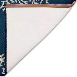 Clearance Kirklands Home Navy Blue Coral Indoor/Outdoor Rug, 2x3