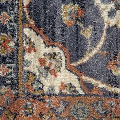 Best Kirklands Home Navy Floral Runner Blue