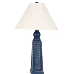 Clearance Kirklands Home Navy Shutter Table Lamps, Set of 2 Blue