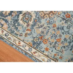 Discount Kirklands Home Navy Bohemian Area Rug, 5x8 Blue