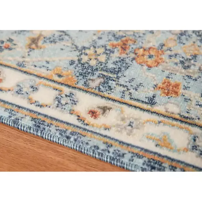 Discount Kirklands Home Navy Bohemian Area Rug, 5x8 Blue