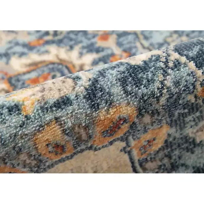 Discount Kirklands Home Navy Bohemian Area Rug, 5x8 Blue