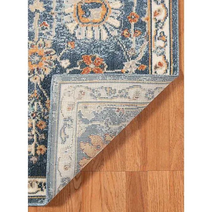 Discount Kirklands Home Navy Bohemian Area Rug, 5x8 Blue
