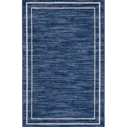 Online Kirklands Home Navy Bordered Indoor/Outdoor Area Rug, 3x5