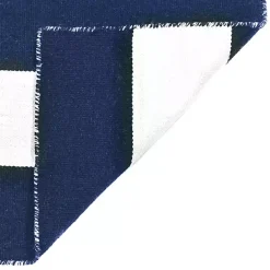 Kirklands Home Navy Cabana Stripe Indoor/Outdoor Runner, 2x8