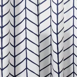 Outlet Kirklands Home Navy Chevron 2-pc. Panel Curtain Set, 84 in.