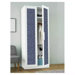 Discount Kirklands Home Navy Cloudy Skies Peel & Stick Wallpaper Blue