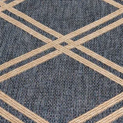 Clearance Kirklands Home Navy Diamond Indoor/Outdoor Area Rug, 5x7 Blue