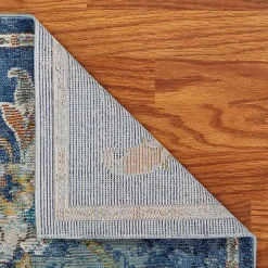 Clearance Kirklands Home Navy Faded Floral Area Rug, 4x6