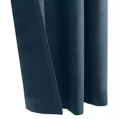 Sale Kirklands Home Navy Faux Suede Blackout Curtain Panel, 84 in. Blue