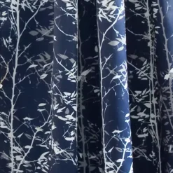 Hot Kirklands Home Navy Forest Curtain Panel Set, 95 in. Blue