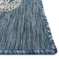 Hot Kirklands Home Navy Harrison Turtle Indoor/Outdoor Area Rug, 7x9 Blue