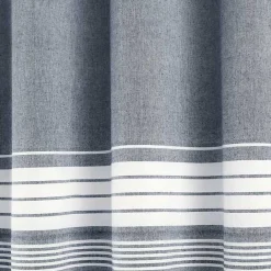 Best Kirklands Home Navy Nantucket Tassel Fringe Shower Curtain Blue