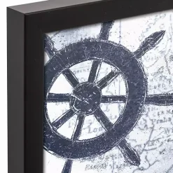Best Kirklands Home Navy Nautical Framed Canvas Art Print