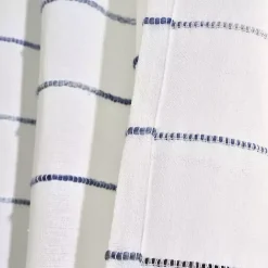 Sale Kirklands Home Navy Ombre Stripe Curtain Panel Set, 95 in.