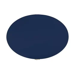 New Kirklands Home Navy Oval Decklyn Accent Table Blue