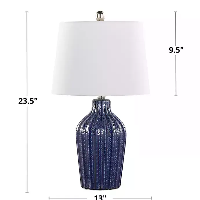 Outlet Kirklands Home Navy Rockwell Table Lamps, Set of 2 Blue