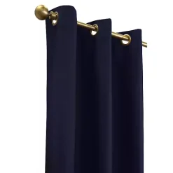 Online Kirklands Home Navy Room Darkening Curtain Panel Set, 63 in. Blue