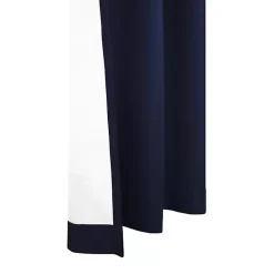 Hot Kirklands Home Navy Room Darkening Curtain Panel Set, 72 in. Blue