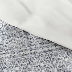Hot Kirklands Home Navy Rustic 3-pc. King Duvet Cover Set