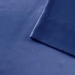 Kirklands Home Navy Satin King 2-pc. Pillow Case Set Blue