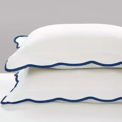 Clearance Kirklands Home Navy Scalloped Edge 3-pc. King Comforter Set