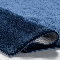 Outlet Kirklands Home Navy Shag Washable Area Rug, 6x9 Blue