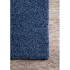 Hot Kirklands Home Navy Starfish Hooked Indoor/Outdoor Area Rug, 5x8