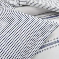 Online Kirklands Home Navy Stripe 3-pc. King Comforter Set