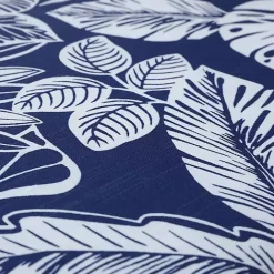 Hot Kirklands Home Navy Tropical Foliage Outdoor Chaise Cushion