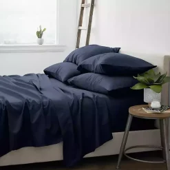 Sale Kirklands Home Navy Ultra Soft 6-pc. King Sheet Set Blue