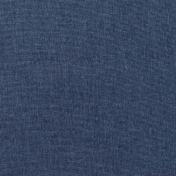 New Kirklands Home Navy Upholstered Round Shoe Storage Ottoman Blue
